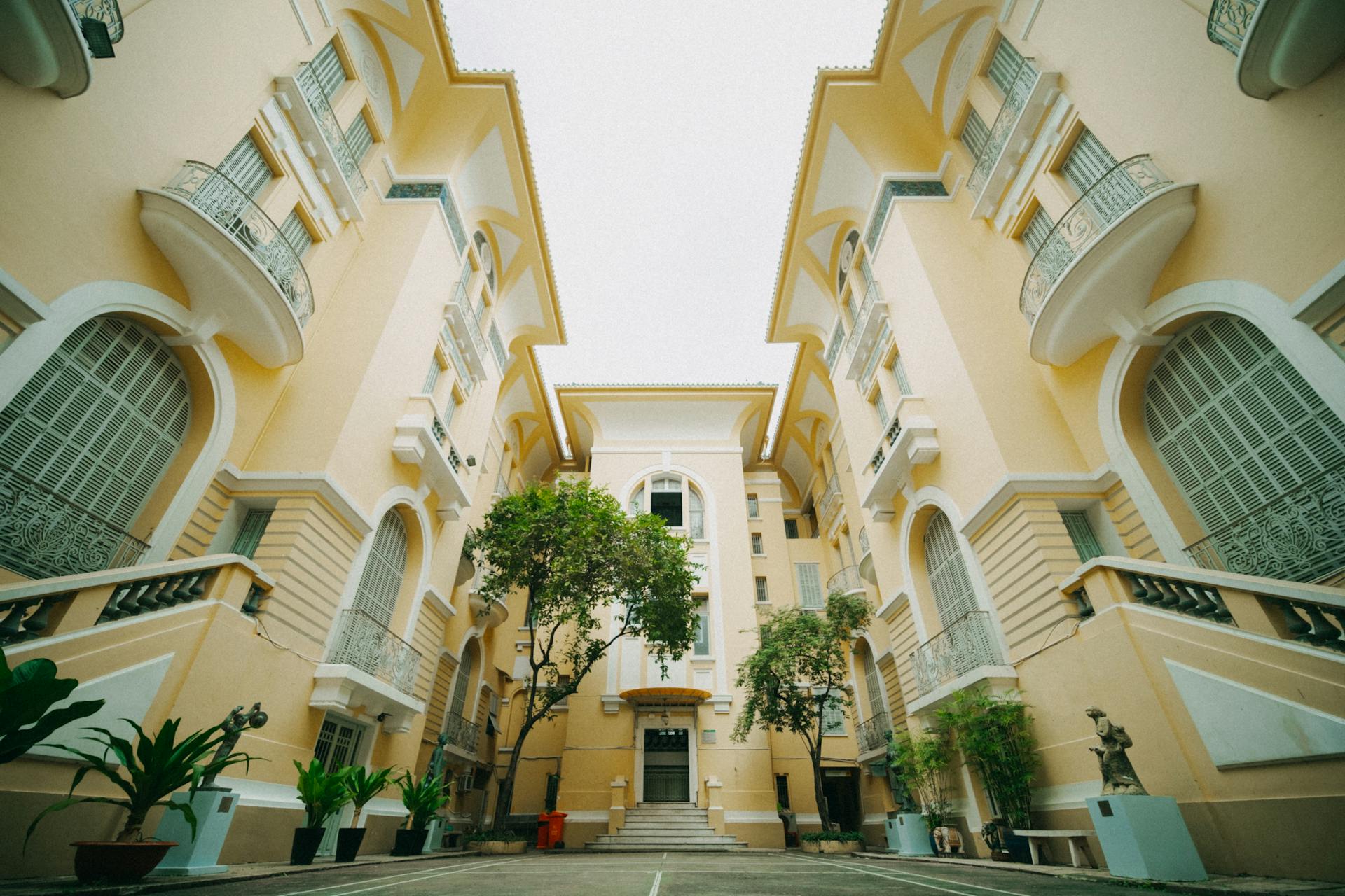 Low Angle Shot of Building